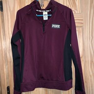 PINK active wear quarter zip